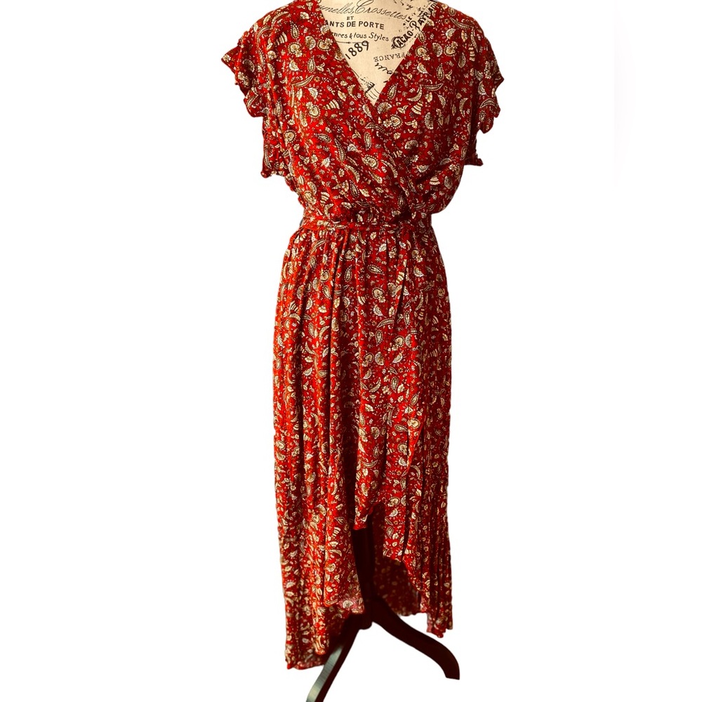 Grecerelle High-Lo Maxi Dress